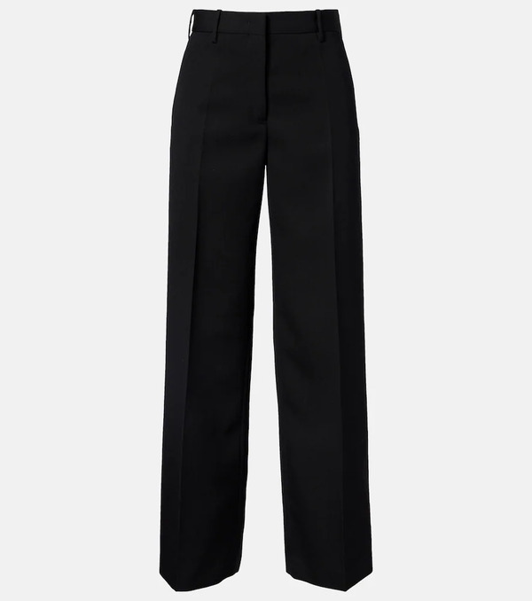  Jil Sander Jil Sander Low-rise Wool Straight Pants 