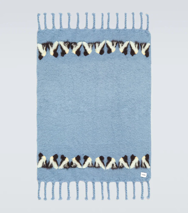  Jil Sander Jil Sander Mohair And Wool-blend Scarf 