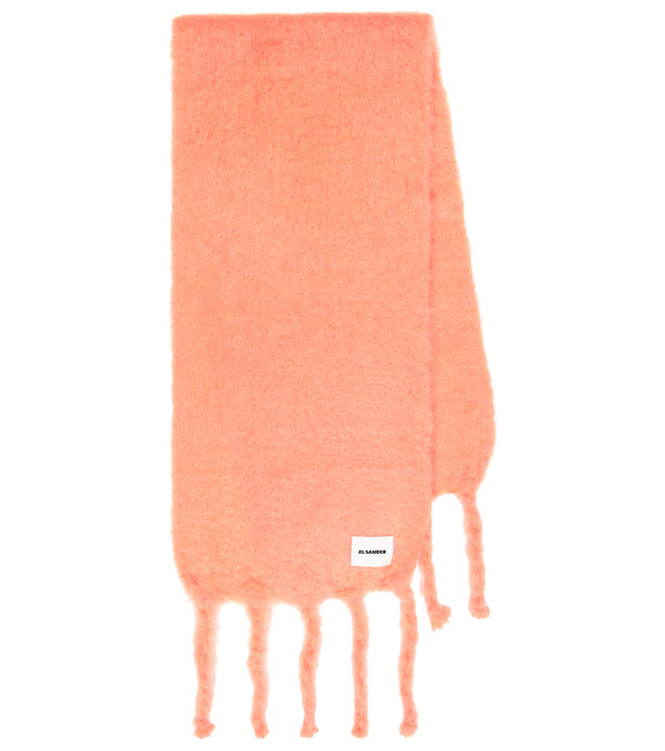  Jil Sander Jil Sander Mohair And Wool-blend Scarf 