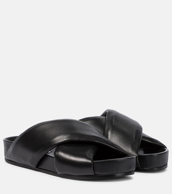  Jil Sander Jil Sander Quilted Leather Sandals 