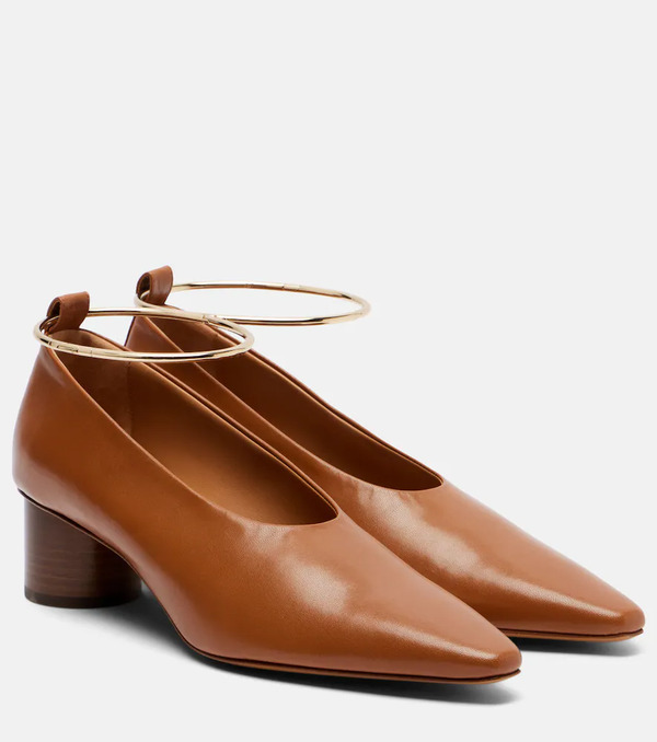  Jil Sander Jil Sander Ring Leather Pumps 