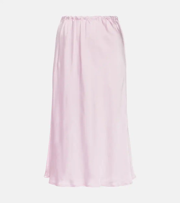  Jil Sander Jil Sander Satin Midi Skirt 