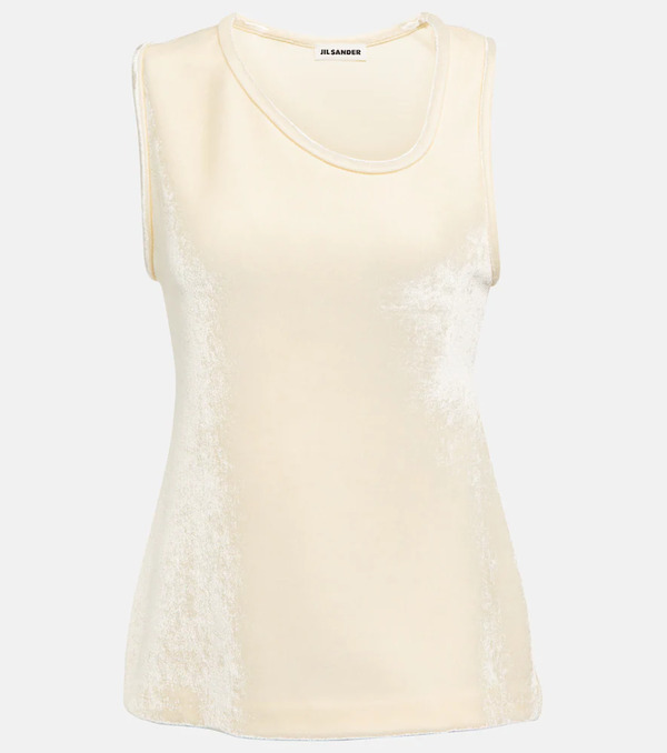 Jil Sander Jil Sander Velvet Tank Top 