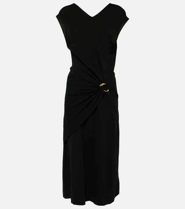  Jil Sander Jil Sander Virgin Wool Midi Dress 