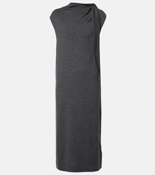  Jil Sander Jil Sander Wool Midi Dress 