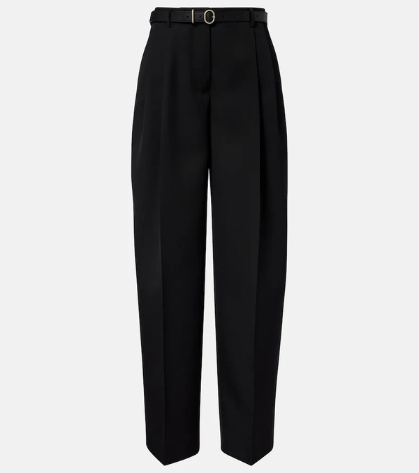  Jil Sander Jil Sander Wool Wide-leg Pants 