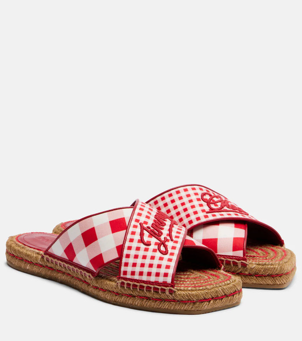  Jimmy Choo Jimmy Choo Aciel Checked Espadrille Sandals 