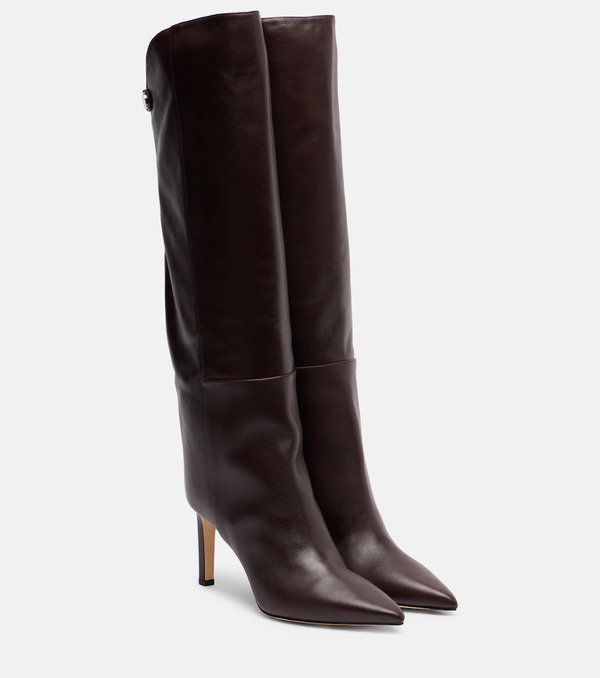  Jimmy Choo Jimmy Choo Alizze 85 Leather Knee-high Boots 
