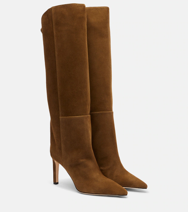  Jimmy Choo Jimmy Choo Alizze 85 Suede Knee-high Boots 