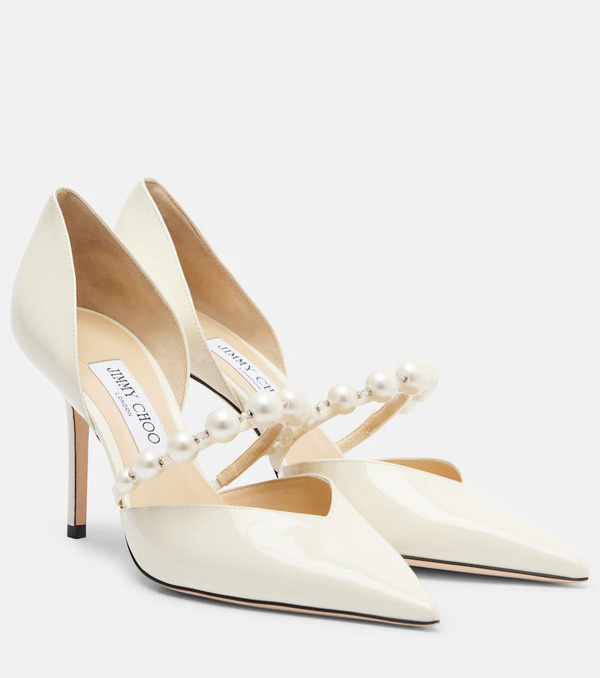  Jimmy Choo Jimmy Choo Aurelie 85 Patent Leather Pumps 