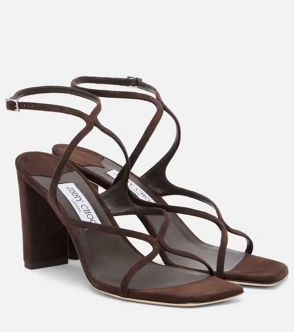  Jimmy Choo Jimmy Choo Azie Suede Sandals 
