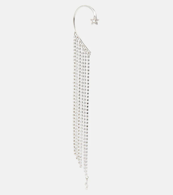  Jimmy Choo Jimmy Choo Crystal-embellished Single Ear Cuff 