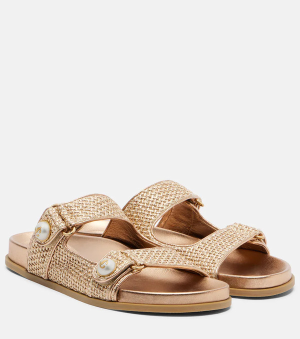  Jimmy Choo Jimmy Choo Fayence Woven Sandals 