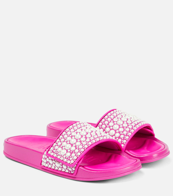  Jimmy Choo Jimmy Choo Fitz Embellished Slides 