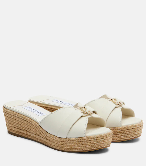  Jimmy Choo Jimmy Choo Leda Wedge Espadrilles 