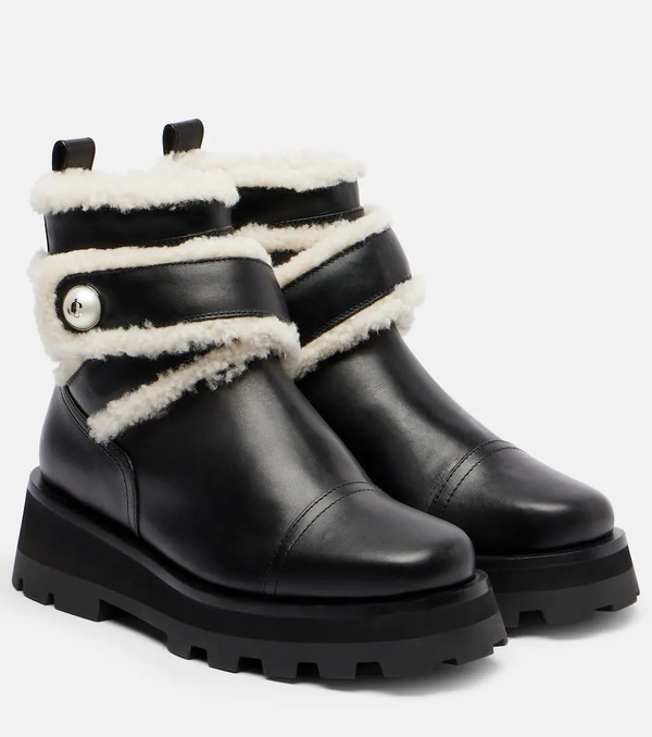  Jimmy Choo Jimmy Choo Meena Leather Ankle Boots 