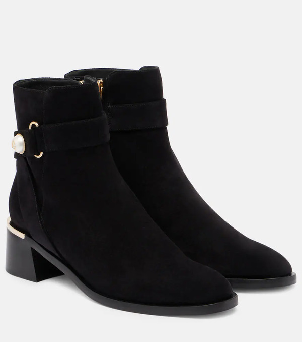  Jimmy Choo Jimmy Choo Noor 45 Suede Ankle Boots 