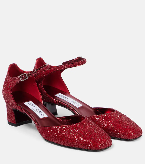  Jimmy Choo Jimmy Choo Pixie 45 Glitter Pumps 