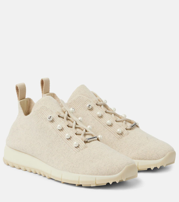  Jimmy Choo Jimmy Choo Veles Knitted Sneakers 