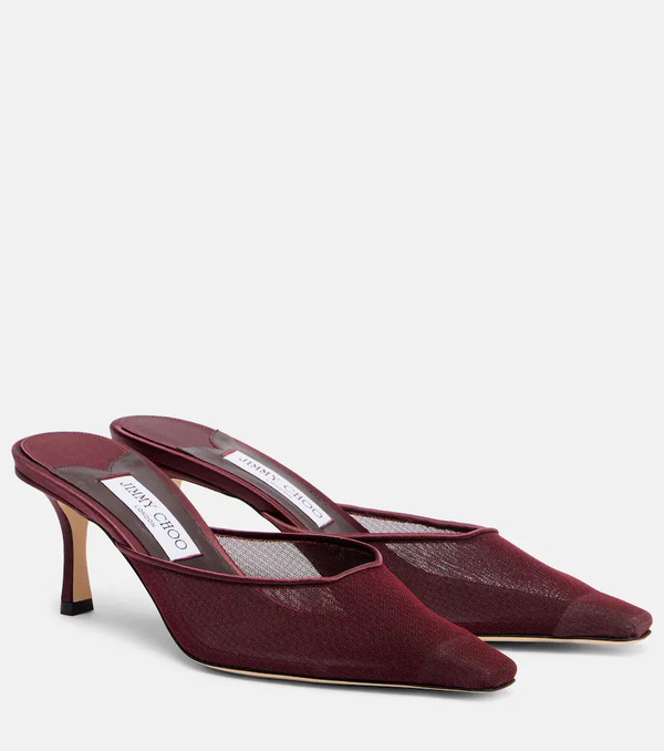 Jimmy Choo Jimmy Choo Vivi 65 Mesh Mules 