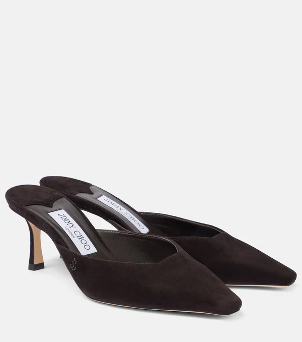  Jimmy Choo Jimmy Choo Vivi 65 Suede Mules 