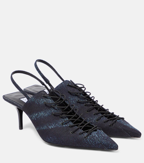  Jimmy Choo Jimmy Choo 'x Jean Paul Gaultier Corset Slingback Pumps 
