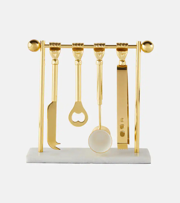  Jonathan Adler Jonathan Adler Barbell Barware Set 