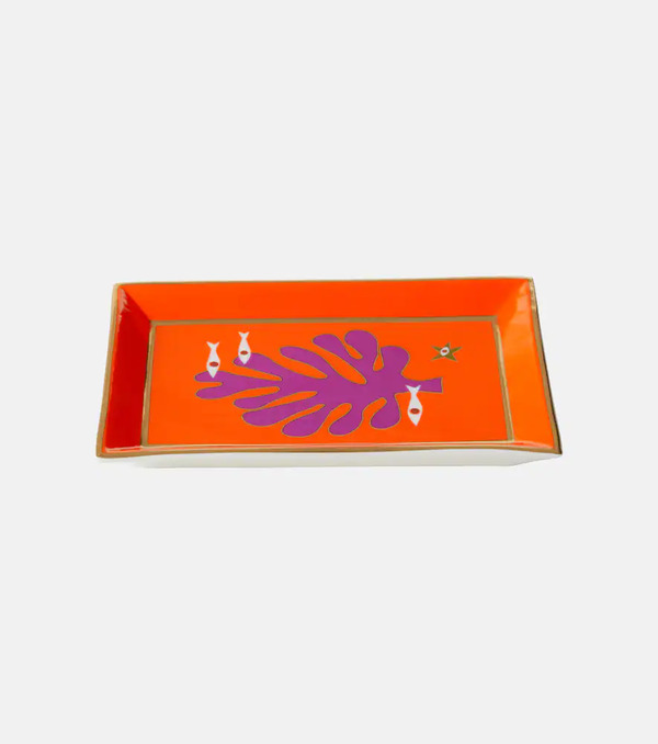  Jonathan Adler Jonathan Adler Playa Painted Ceramic Tray 