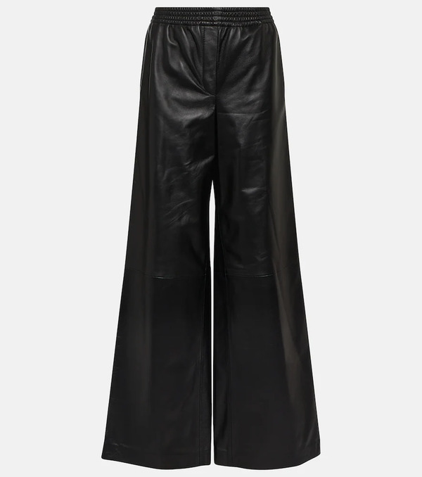  Joseph Joseph Ashbridge Leather Wide-leg Pants 