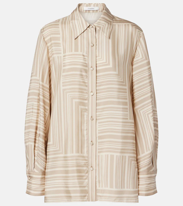  Joseph Joseph Atlan Printed Silk Shirt 