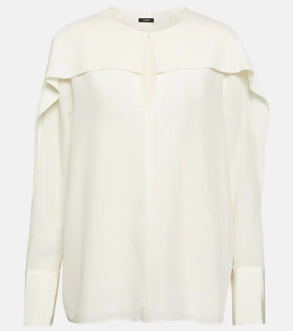  Joseph Joseph Balard Silk Crepe De Chine Blouse 
