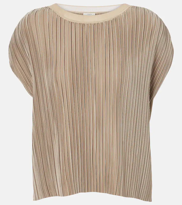  Joseph Joseph Cedre Plisse Satin Top 