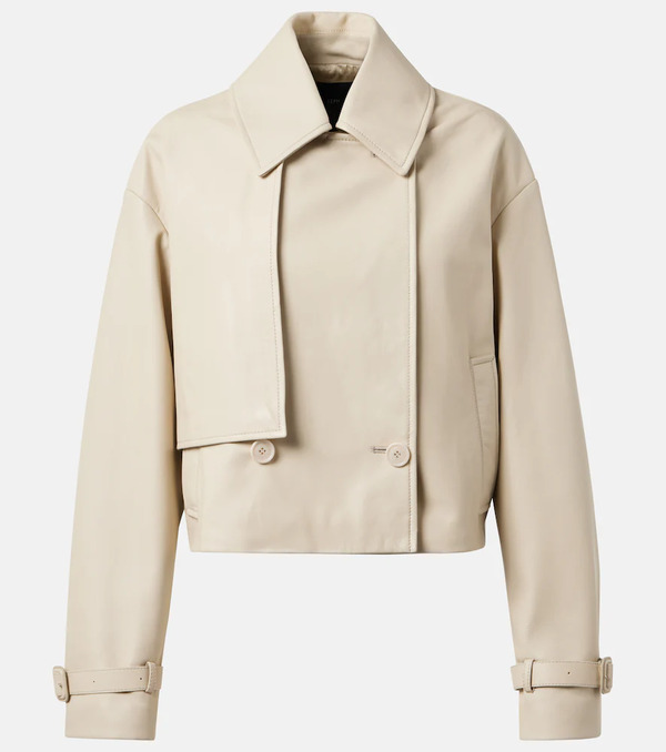  Joseph Joseph Cropped Leather Jacket 