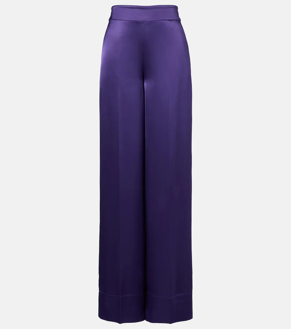  Joseph Joseph Dijon Satin Wide-leg Pants 