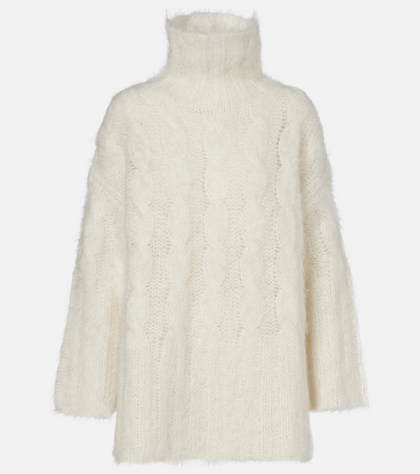  Joseph Joseph Fortin Cable-knit Mohair-blend Sweater 
