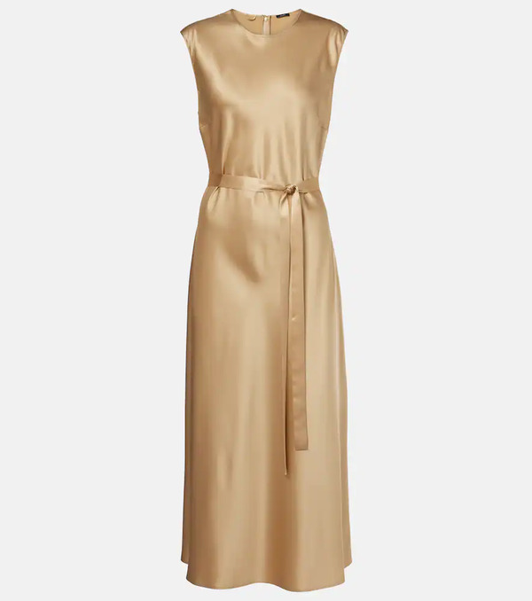  Joseph Joseph Garnier Silk Satin Midi Dress 