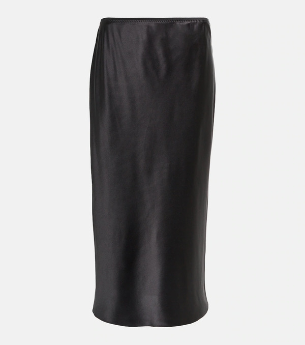  Joseph Joseph Isaak Silk Satin Midi-skirt 
