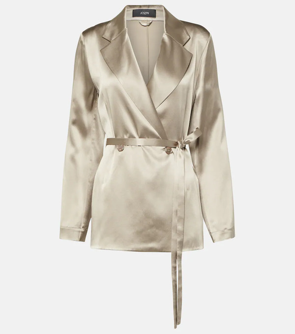 Joseph Joseph Joubert Silk Satin Jacket 