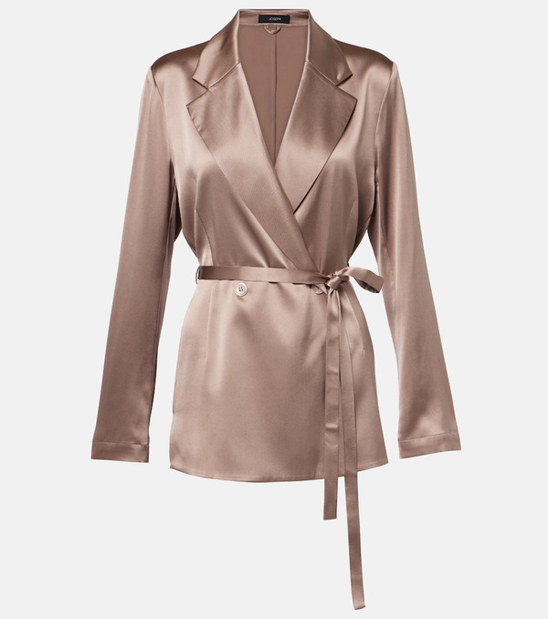  Joseph Joseph Joubert Silk Satin Jacket 
