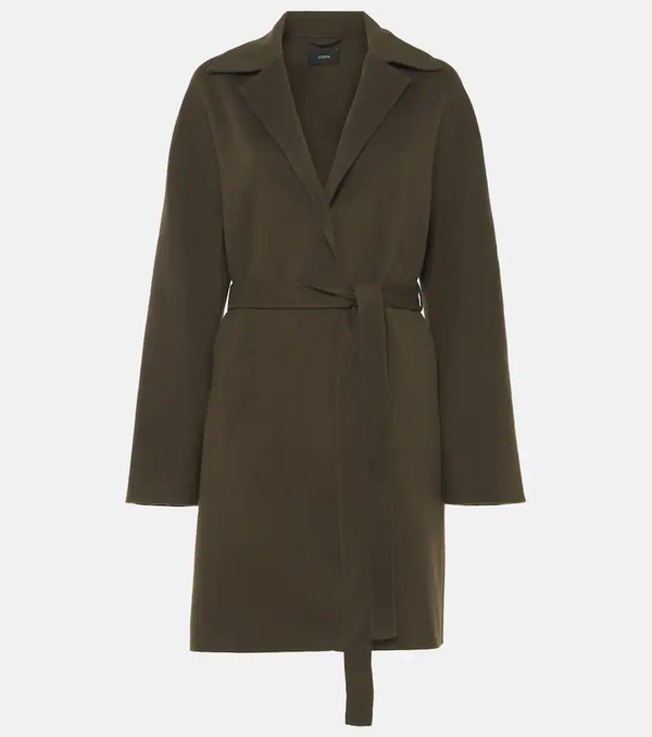 Joseph Joseph Light Double Face Cranwood Wool And Silk Coat 