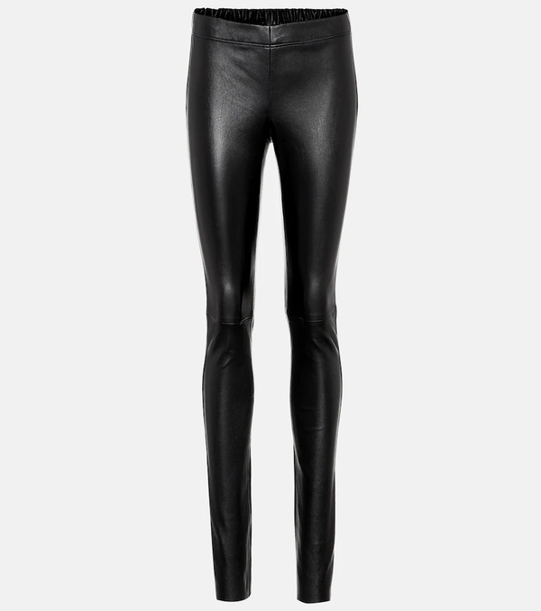  Joseph Joseph Mid-rise Leather Leggings 