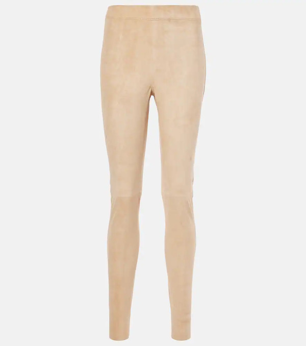  Joseph Joseph Mid-rise Suede Leggings 