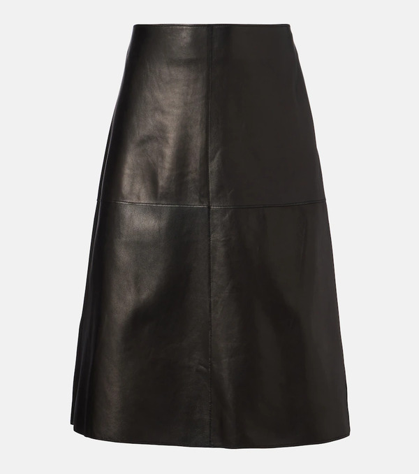  Joseph Joseph Niven Leather Midi Skirt 