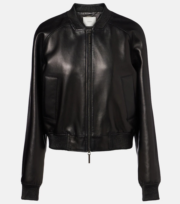  Joseph Joseph Quinn Leather Bomber Jacket 