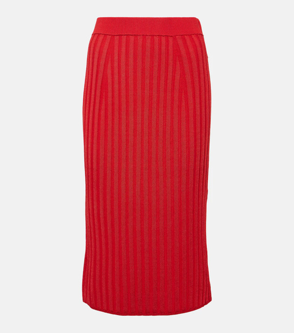  Joseph Joseph Ribbed-knit Midi Skirt 