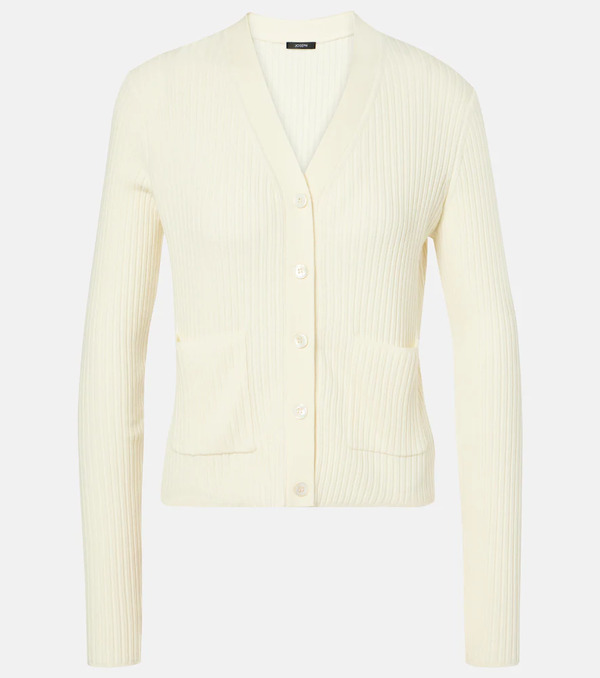  Joseph Joseph Ribbed-knit Wool Cardigan 