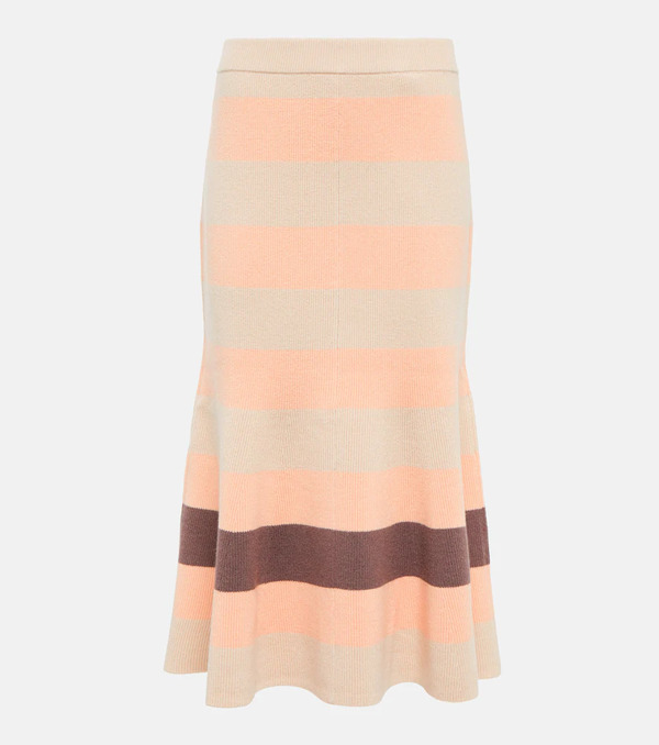  Joseph Joseph Ribbedâknit Midi Skirt 