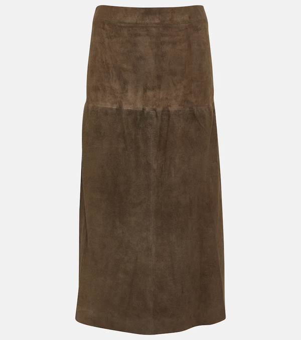  Joseph Joseph Sacha Suede Midi Skirt 