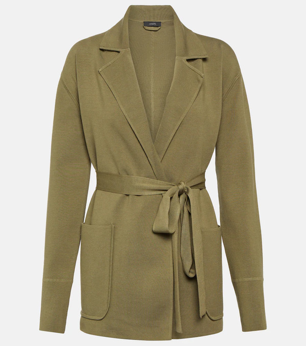  Joseph Joseph Silk-blend Wrap Coat 