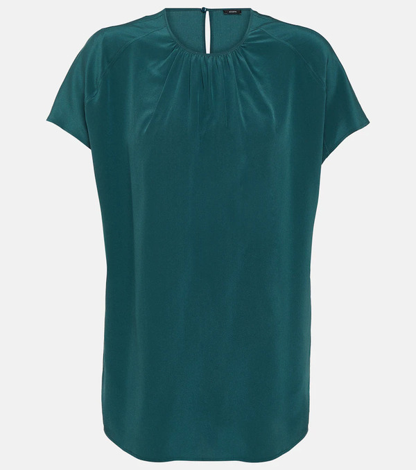  Joseph Joseph Soie Broca Silk Crepe Top 